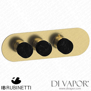 IB Rubinetti EUA222ISNMR_2 Aqua - 2 Ways Thermostatic Shower Spare Parts