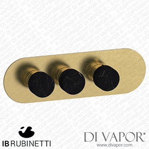 IB Rubinetti EUA222ONNMR_2 Aqua - 2 Ways Thermostatic Shower Spare Parts