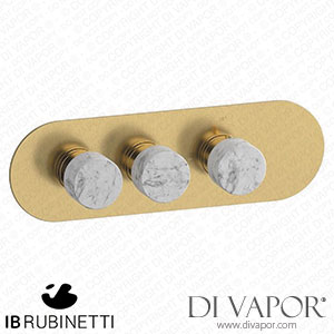 IB Rubinetti EUA222OSNMR_1 Aqua - 2 Ways Thermostatic Shower Spare Parts