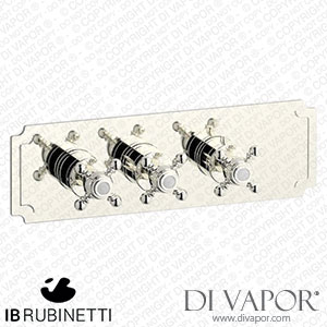 IB Rubinetti EUA225PLNHR Aqua - 2 Ways Thermostatic Shower Spare Parts