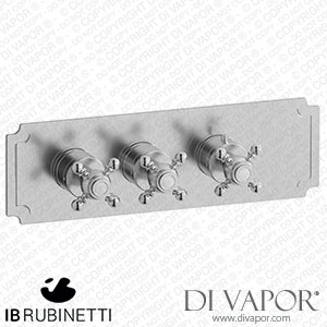IB Rubinetti EUA225SSNHR Aqua - 2 Ways Thermostatic Shower Spare Parts