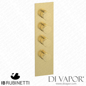 IB Rubinetti EUA311ISNID1 Aqua - 3 Ways Thermostatic Shower Spare Parts