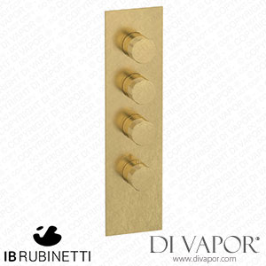 IB Rubinetti EUA311ONNID1 Aqua - 3 Ways Thermostatic Shower Spare Parts