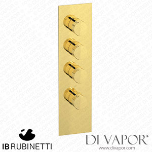 IB Rubinetti EUA311OONID1 Aqua - 3 Ways Thermostatic Shower Spare Parts