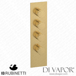 IB Rubinetti EUA311OSNID1 Aqua - 3 Ways Thermostatic Shower Spare Parts