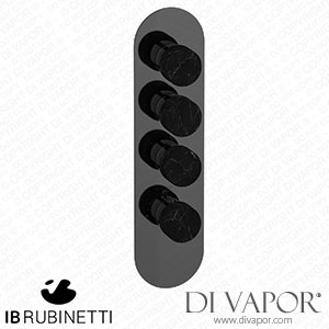 IB Rubinetti EUA312CFNMR_2 Aqua - 3 Ways Thermostatic Shower Spare Parts