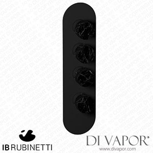 IB Rubinetti EUA312NPNMR_2 Aqua - 3 Ways Thermostatic Shower Spare Parts