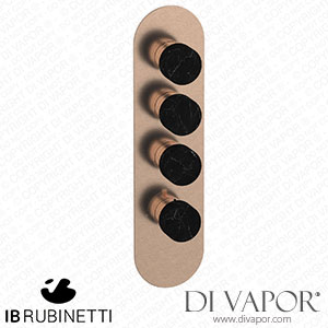 IB Rubinetti EUA312SRNMR_2 Aqua - 3 Ways Thermostatic Shower Spare Parts