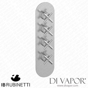 IB Rubinetti EUA312SSNWO Aqua - 3 Ways Thermostatic Shower Spare Parts