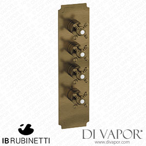 IB Rubinetti EUA315BBNHR Aqua - 3 Ways Thermostatic Shower Spare Parts