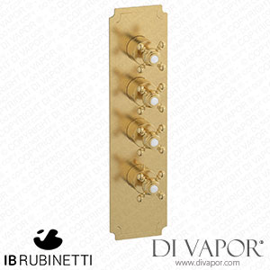 IB Rubinetti EUA315OSNHR Aqua - 3 Ways Thermostatic Shower Spare Parts