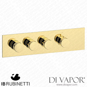 IB Rubinetti EUA321IINID1 Aqua - 3 Ways Thermostatic Shower Spare Parts