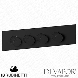 IB Rubinetti EUA321NPNID1 Aqua - 3 Ways Thermostatic Shower Spare Parts