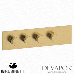 IB Rubinetti EUA321OSNID1 Aqua - 3 Ways Thermostatic Shower Spare Parts