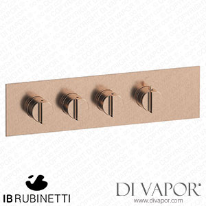 IB Rubinetti EUA321SRNHJ Aqua - 3 Ways Thermostatic Shower Spare Parts