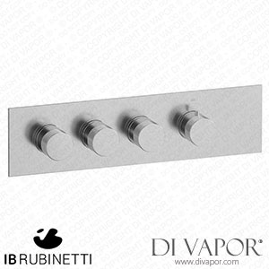 IB Rubinetti EUA321SSNID1 Aqua - 3 Ways Thermostatic Shower Spare Parts