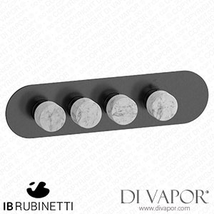 IB Rubinetti EUA322CSNMR_1 Aqua - 3 Ways Thermostatic Shower Spare Parts