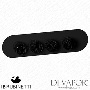 IB Rubinetti EUA322NPNMR_2 Aqua - 3 Ways Thermostatic Shower Spare Parts