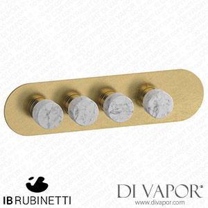 IB Rubinetti EUA322ONNMR_1 Aqua - 3 Ways Thermostatic Shower Spare Parts