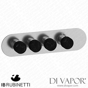 IB Rubinetti EUA322SSNMR_2 Aqua - 3 Ways Thermostatic Shower Spare Parts
