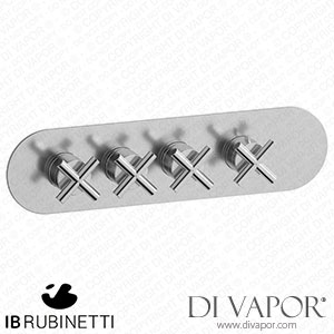 IB Rubinetti EUA322SSNWO Aqua - 3 Ways Thermostatic Shower Spare Parts