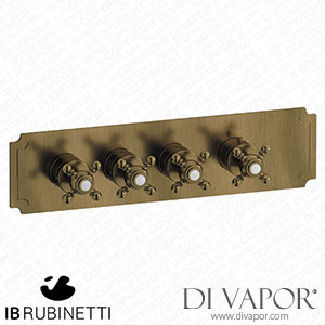 IB Rubinetti EUA325BBNHR Aqua - 3 Ways Thermostatic Shower Spare Parts