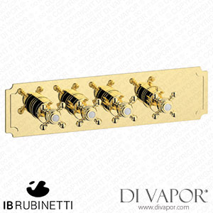 IB Rubinetti EUA325IINHR Aqua - 3 Ways Thermostatic Shower Spare Parts