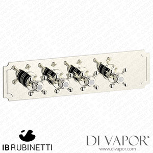 IB Rubinetti EUA325PLNHR Aqua - 3 Ways Thermostatic Shower Spare Parts