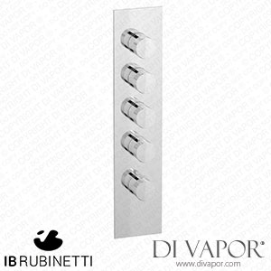IB Rubinetti EUA411CCNID1 Aqua - 4 Ways Thermostatic Shower Spare Parts