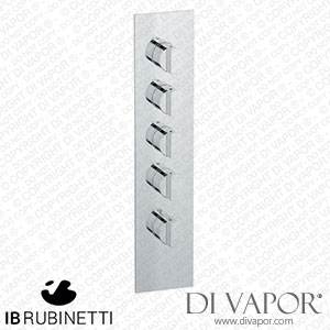 IB Rubinetti EUA411CSNHJ Aqua - 4 Ways Thermostatic Shower Spare Parts