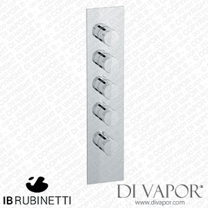 IB Rubinetti EUA411IINID1 Aqua - 4 Ways Thermostatic Shower Spare Parts