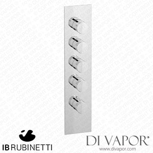 IB Rubinetti EUA411ONNID1 Aqua - 4 Ways Thermostatic Shower Spare Parts