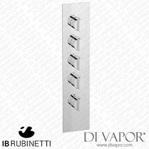 IB Rubinetti EUA411SSNHJ Aqua - 4 Ways Thermostatic Shower Spare Parts