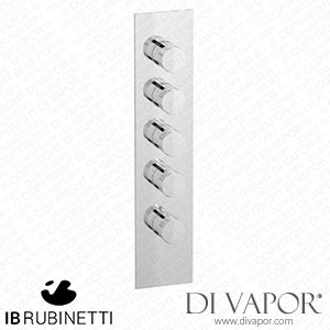 IB Rubinetti EUA411SSNID1 Aqua - 4 Ways Thermostatic Shower Spare Parts