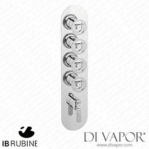 IB Rubinetti EUA412ISNB1 Aqua - 4 Ways Thermostatic Shower Spare Parts