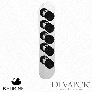IB Rubinetti EUA412ISNMR_2 Aqua - 4 Ways Thermostatic Shower Spare Parts