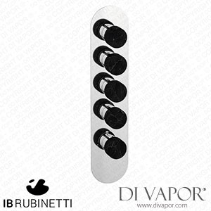 IB Rubinetti EUA412ONNMR_2 Aqua - 4 Ways Thermostatic Shower Spare Parts