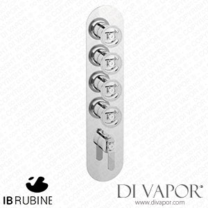 IB Rubinetti EUA412OONB1 Aqua - 4 Ways Thermostatic Shower Spare Parts