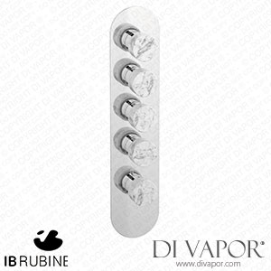 IB Rubinetti EUA412OONMR_1 Aqua - 4 Ways Thermostatic Shower Spare Parts