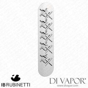 IB Rubinetti EUA412SSNWO Aqua - 4 Ways Thermostatic Shower Spare Parts