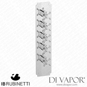 IB Rubinetti EUA415CCNHR Aqua - 4 Ways Thermostatic Shower Spare Parts