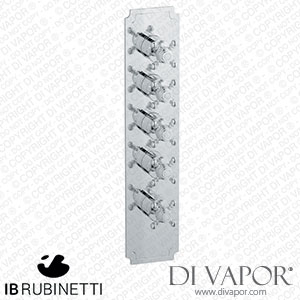 IB Rubinetti EUA415IINHR Aqua - 4 Ways Thermostatic Shower Spare Parts
