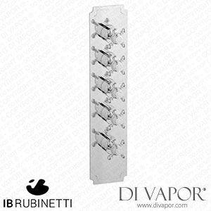 IB Rubinetti EUA415PLNHR Aqua - 4 Ways Thermostatic Shower Spare Parts
