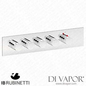 IB Rubinetti EUA421CCNID1 Aqua - 4 Ways Thermostatic Shower Spare Parts