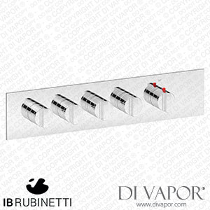 IB Rubinetti EUA421CFNHJ Aqua - 4 Ways Thermostatic Shower Spare Parts
