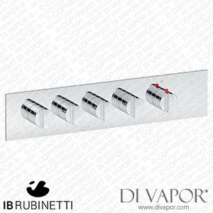 IB Rubinetti EUA421CSNHJ Aqua - 4 Ways Thermostatic Shower Spare Parts