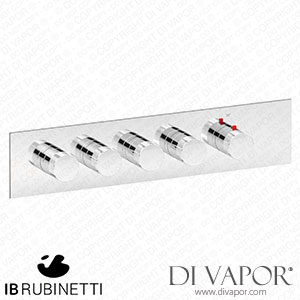 IB Rubinetti EUA421ONNID1 Aqua - 4 Ways Thermostatic Shower Spare Parts