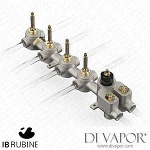 IB Rubinetti EUA421OONMR_2 Aqua - 4 Ways Thermostatic Shower Spare Parts