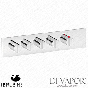 IB Rubinetti EUA421SRNHJ Aqua - 4 Ways Thermostatic Shower Spare Parts