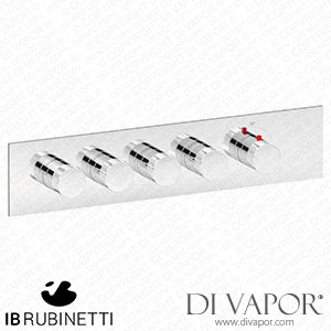 IB Rubinetti EUA421SSNID1 Aqua - 4 Ways Thermostatic Shower Spare Parts